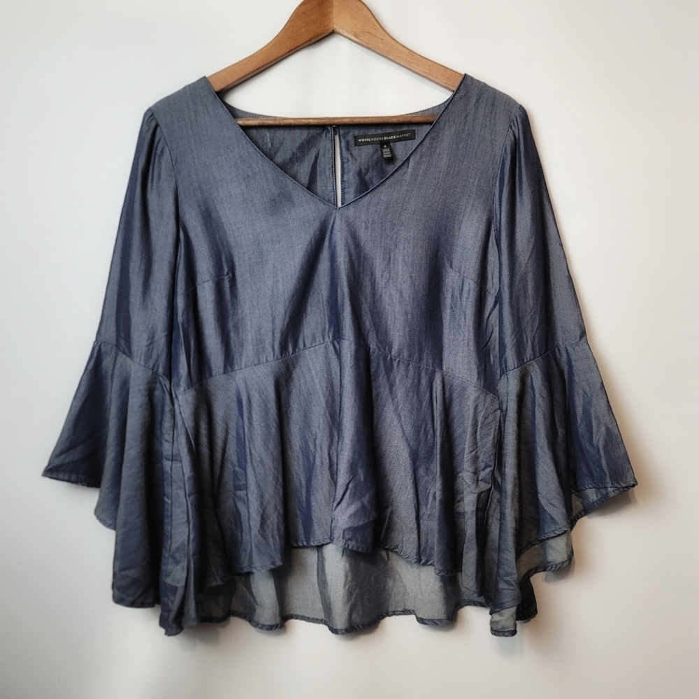 WHBM butterfly sleeve blouse